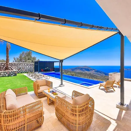 Luxury Sea View W Pool Near In * Kalkan