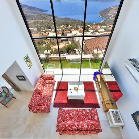 Villa Luxury Sea View W Pool Near In Kalkan