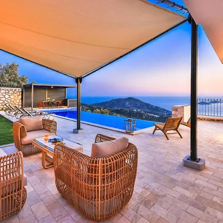 Villa Luxury Sea View W Pool Near In Kalkan
