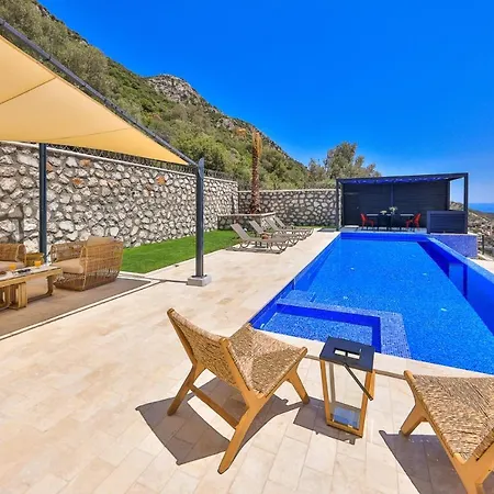 Luxury Sea View W Pool Near In Kalkan